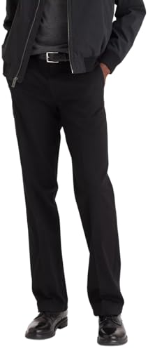 Dockers Men's Classic Fit Easy Khaki Pants (Regular and Big & Tall), Black, 38W x 29L - Image 2