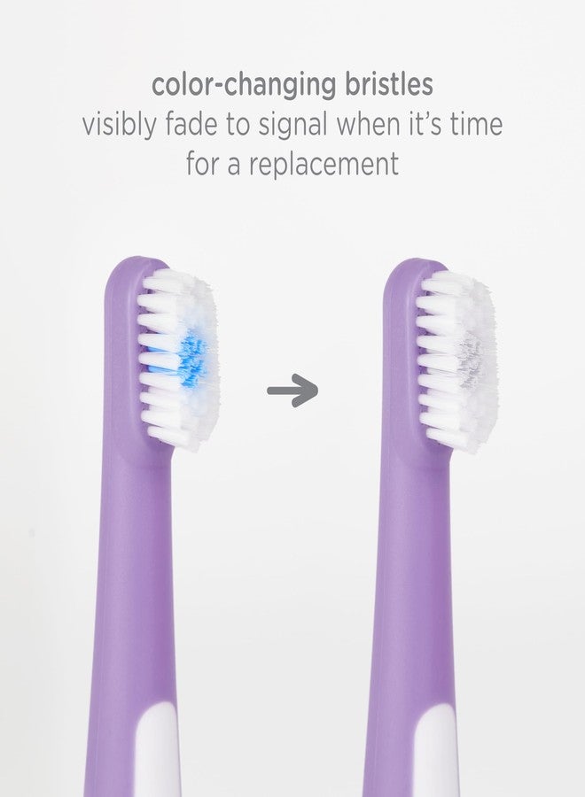 Ubbi Grow with Me Toothbrush Training Set for Babies and Toddlers, Includes Silicone Finger Brush, 360° and Soft Bristled Toothbrush, Smoothie Purple - Image 5