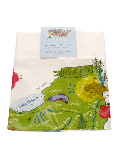 Allport Editions Hello : New York Kitchen Towel - 100% Cotton Kitchen Dish Towel - Image 4