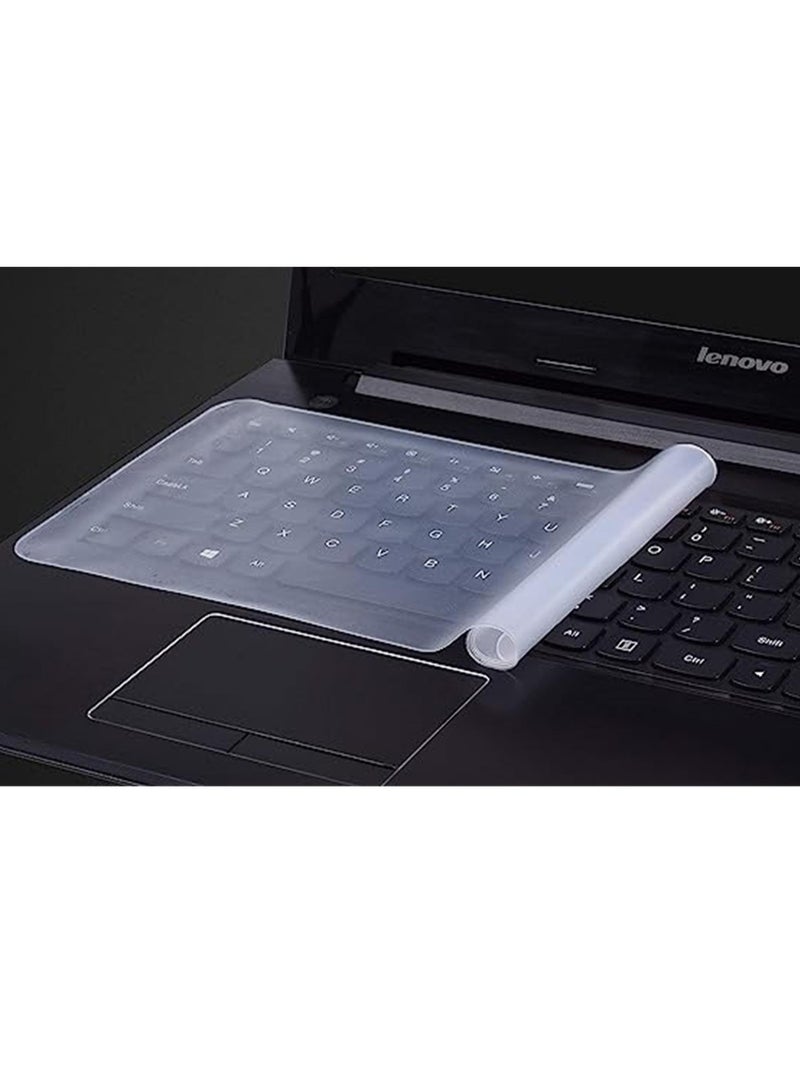 غشاء لوحة مفاتيح سيليكون عالمي لأجهزة الكمبيوتر المحمولة مقاس 15.6 بوصة - Image 2