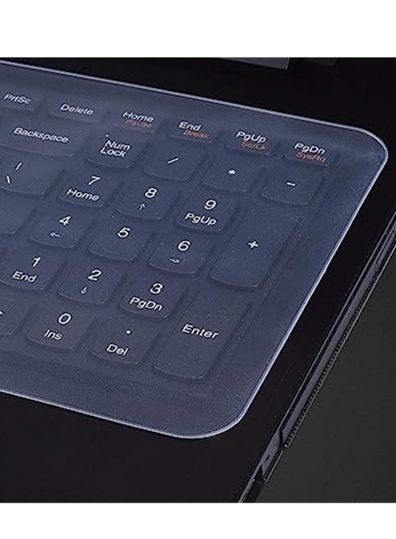 غشاء لوحة مفاتيح سيليكون عالمي لأجهزة الكمبيوتر المحمولة مقاس 15.6 بوصة - Image 3