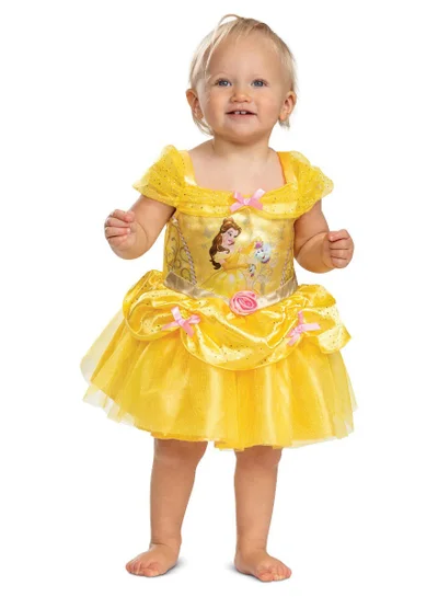 Party Centre Disney Baby Beauty and the Beast Belle Classic Infant Costume, Red,12-18 Months