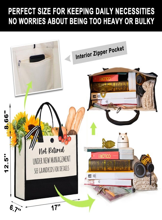 Afterprints هدية تقاعد مميزة للنساء من Afterprints، حقيبة قماشية مرحة للتقاعد، هدايا تقاعد للنساء 2025، هدايا تقاعد لزميلة العمل، الجدة، الأم، الصديقة، المعلمة، الممرضة، الطبيبة - Image 4