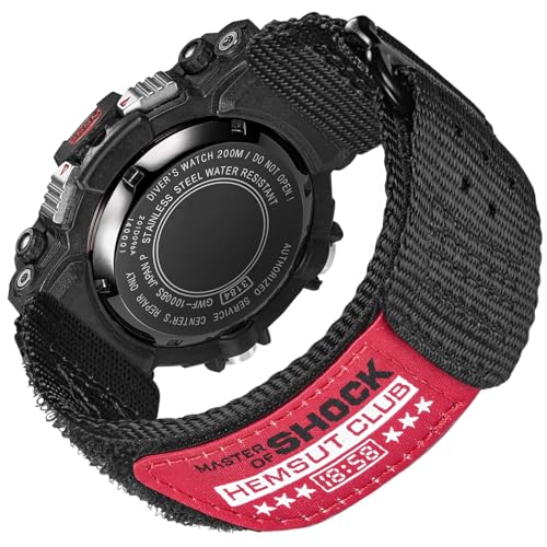 DAVILANE Watch Band Strap for Casio G-shock GWF-1000 GWF1000,Super Rugged Hook and Loop Nylon Sports Strap - Image 1
