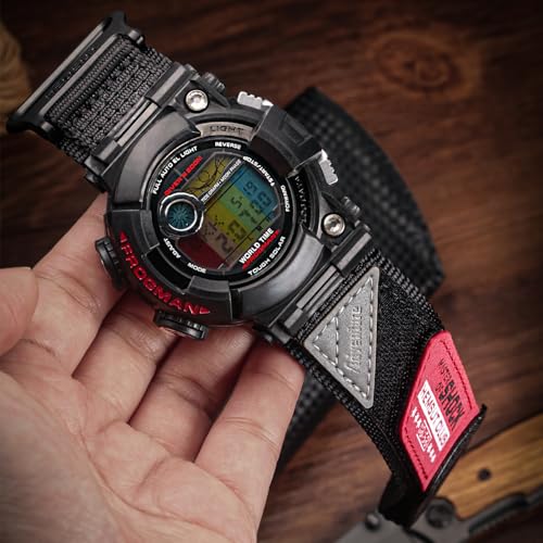 DAVILANE Watch Band Strap for Casio G-shock GWF-1000 GWF1000,Super Rugged Hook and Loop Nylon Sports Strap - Image 2