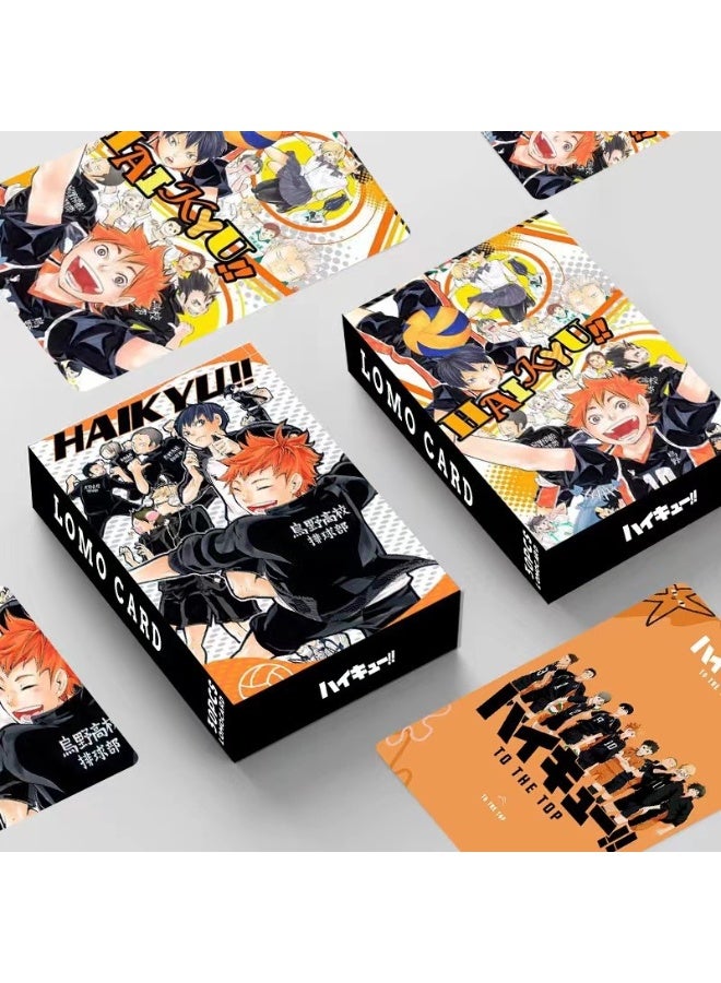 NIBEMINENT 30 Pcs Cartoon Haikyuu!! Double-sided Lomo Cards Card For Fans Collection Gifts - Image 1