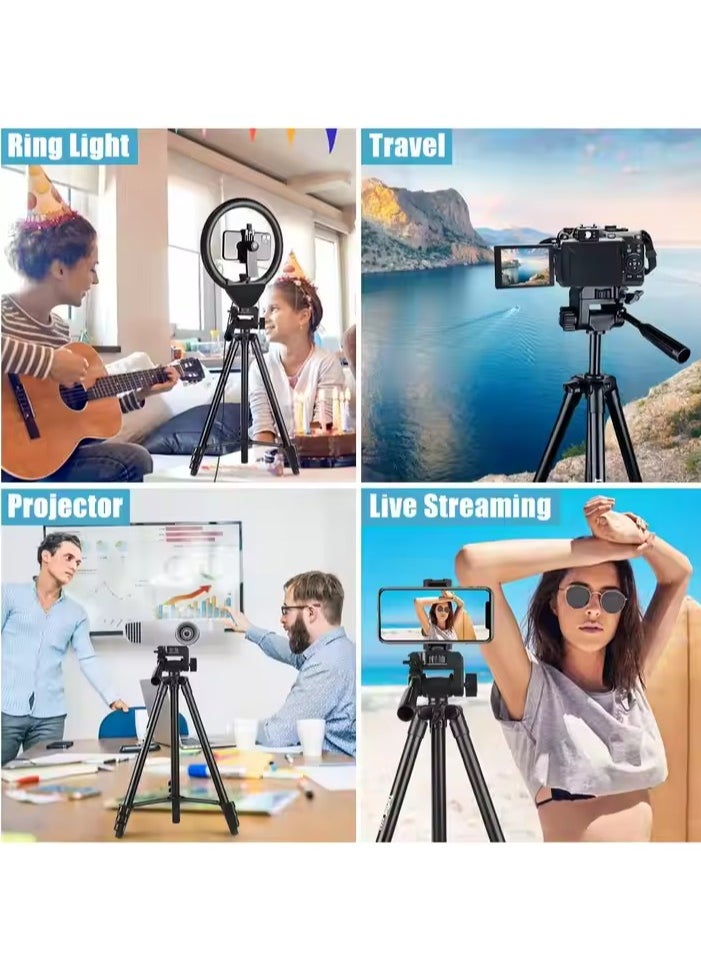 Stable Tripod Photography Stand for Multi-Use - Perfect for Capturing Steady and Clear Phone Photos and Camera Tripod with Bluetooth Remote Control