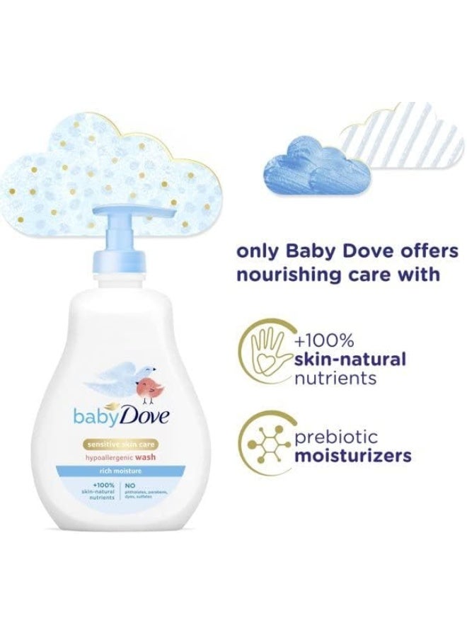 Baby Dove Tip to Toe Wash, Rich Moisture, 13 Ounce Pump (Pack of 2) - Image 5