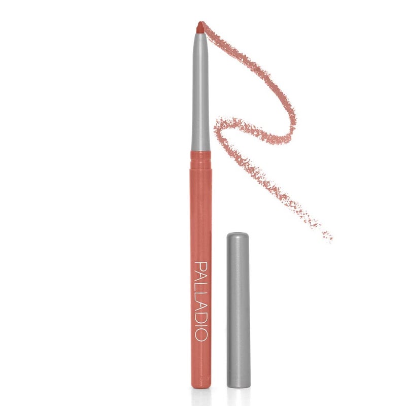 PALLADIO Palladio, Retractable Waterproof Lip Liner High Pigmented and Creamy Color Slim Twist Up Smudge Proof Formula with Long Lasting All Day Wear No Sharpener Required, Raspberry