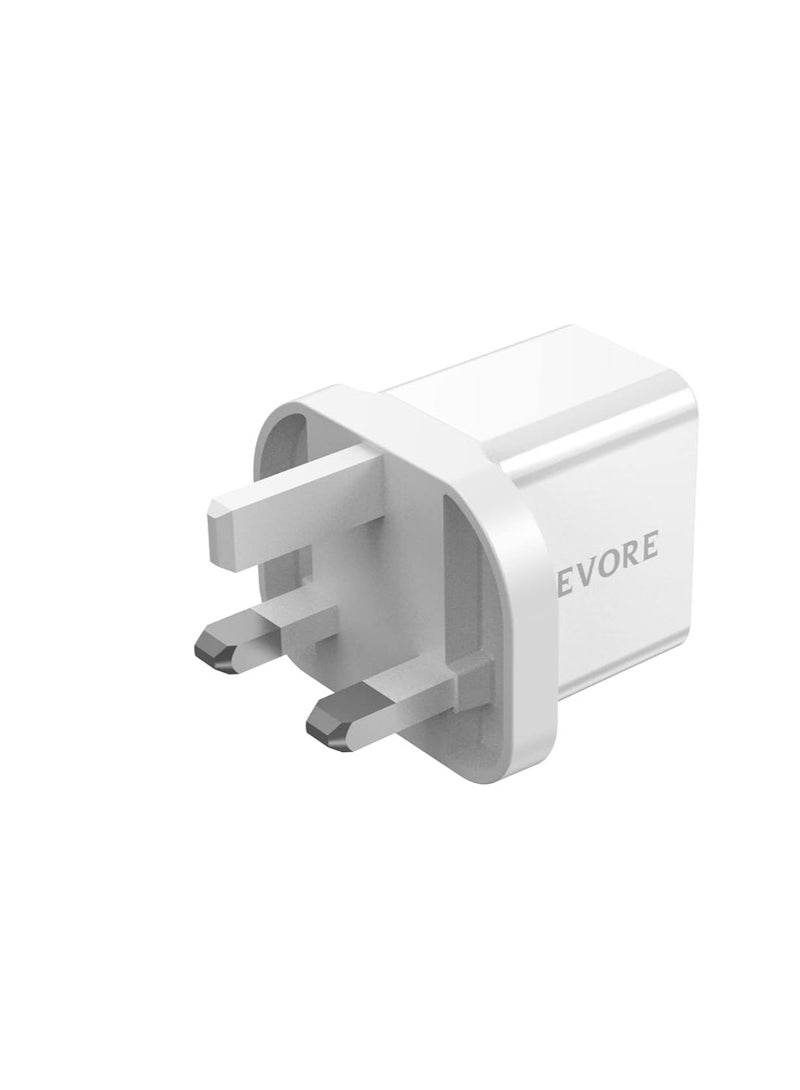 ليفور شاحن حائط ليفور 25 وات 1XUSB-C، محول شحن سريع لتوصيل الطاقة - أبيض - Image 2