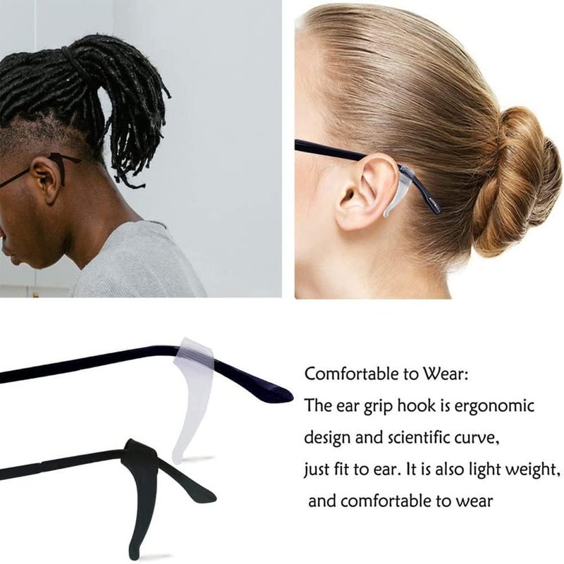 Feora9X Adjustable Eyeglass Strap With Ear Support, Sunglass Lanyard Neck Cord Retainer, Anti-slip Specs Holder for Glasses - Image 4