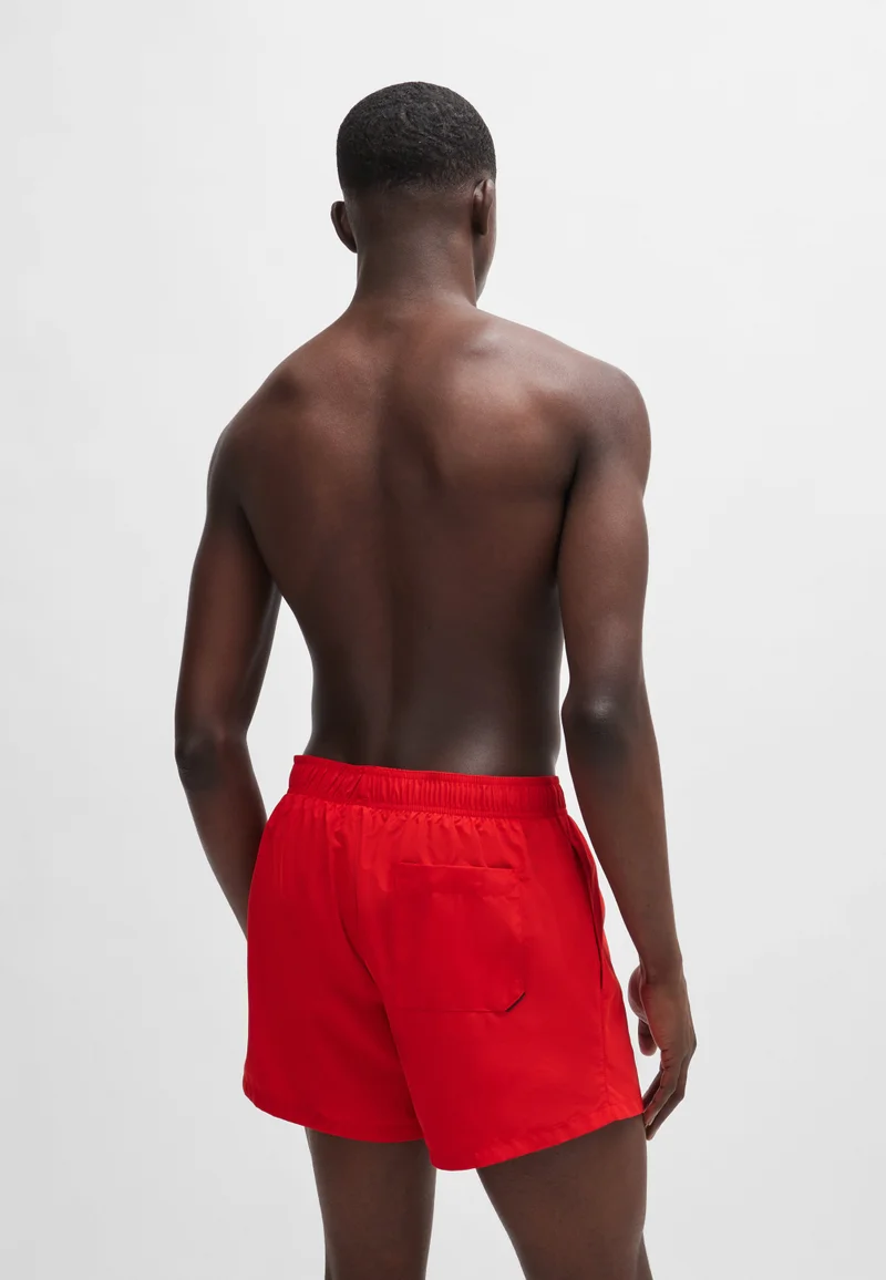 HUGO Swim shorts with vertical logo print