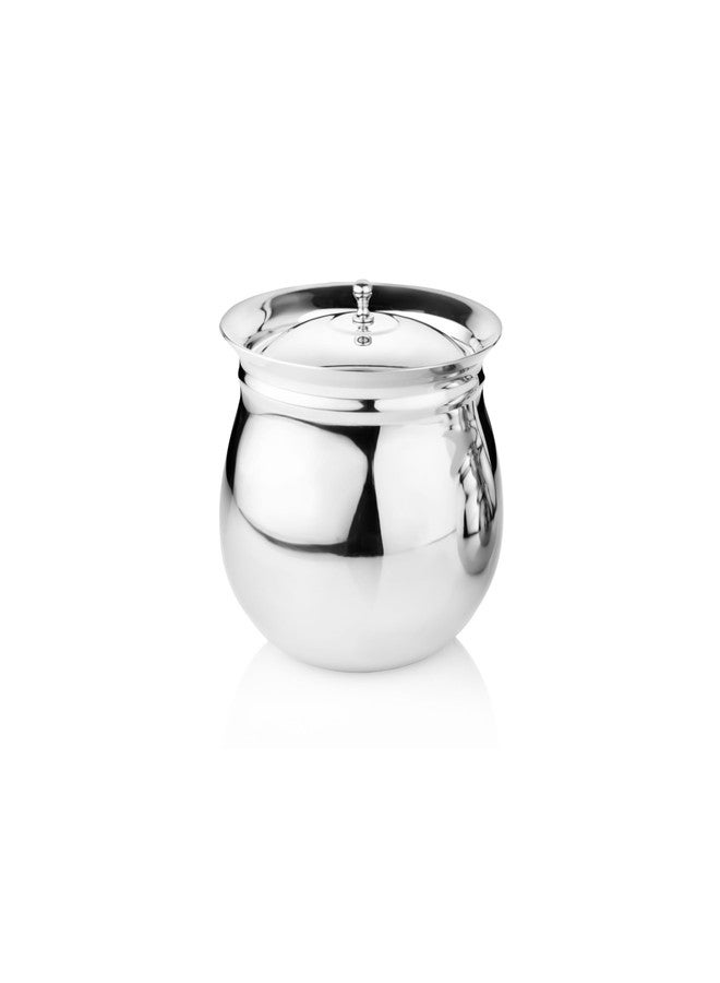 Embassy Stainless Steel French Madrasi Handi/Cooking Pot with Lid | 850 ml | Size 2 | Induction Friendly | Biryani Pot | Handi for Cooking Biryani, Curries, Sambar, Stews - Image 1