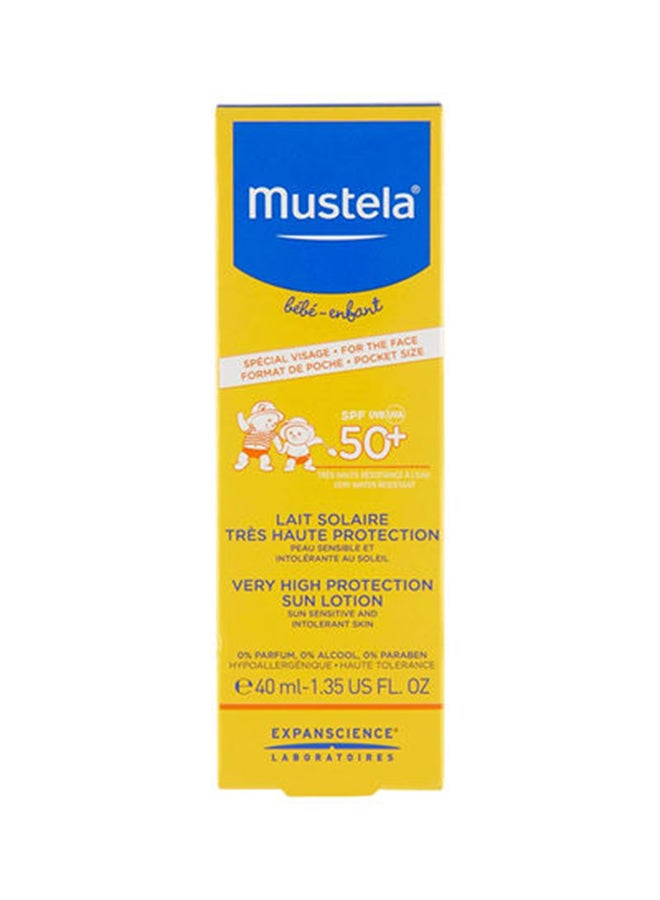 Mustela Very High Protection Sun Lotion for Baby With  SPF50+, 40ml - Image 4