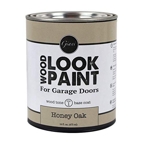 Giani Wood Look Paint for Garage Doors- Step 1 Wood Grain Base Coat Pint (Honey Oak) - Image 1