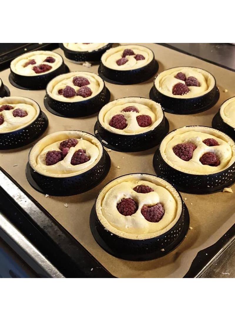 إسكدنيا 5 قطعة ديي جولة برج خاتم قطع قالب من البلاستيك شبكة خاتم كعكة موس - Image 5