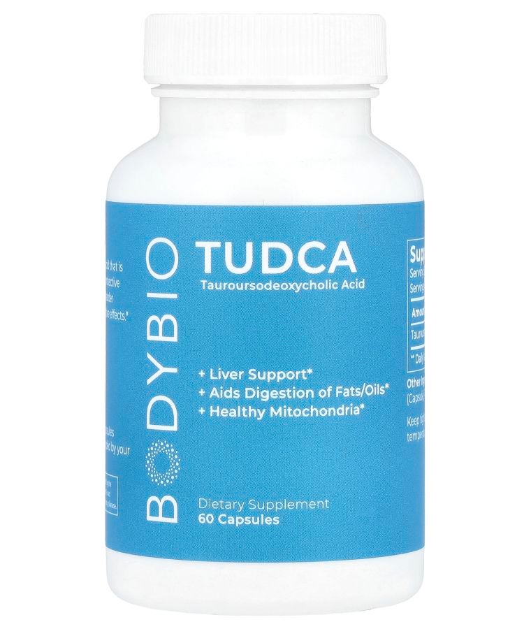 BodyBio TUDCA 60 Capsules (250 mg per Capsule)
