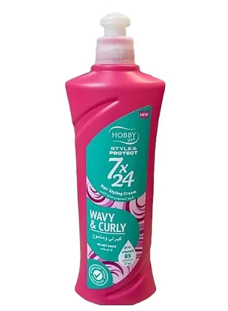 هوبي قطعتين من كريم تصفيف للشعر الكيرلي والمتموج 7×24- 250 مل - Image 2