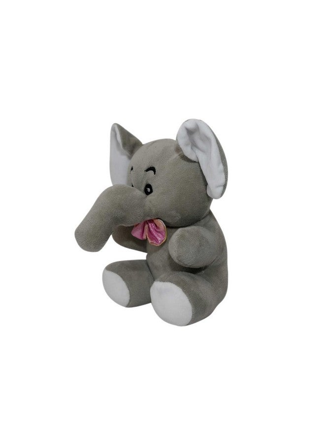 HELLO BABY Hanging Elephant Soft Toy for Kids | Grey Elephant Soft Toy for Girls/Boys | Delightful Birthday Gift for Kids |Soft Pillow with Lovable Huggable Comfort | Color(Grey) Size(24cm) - Image 2