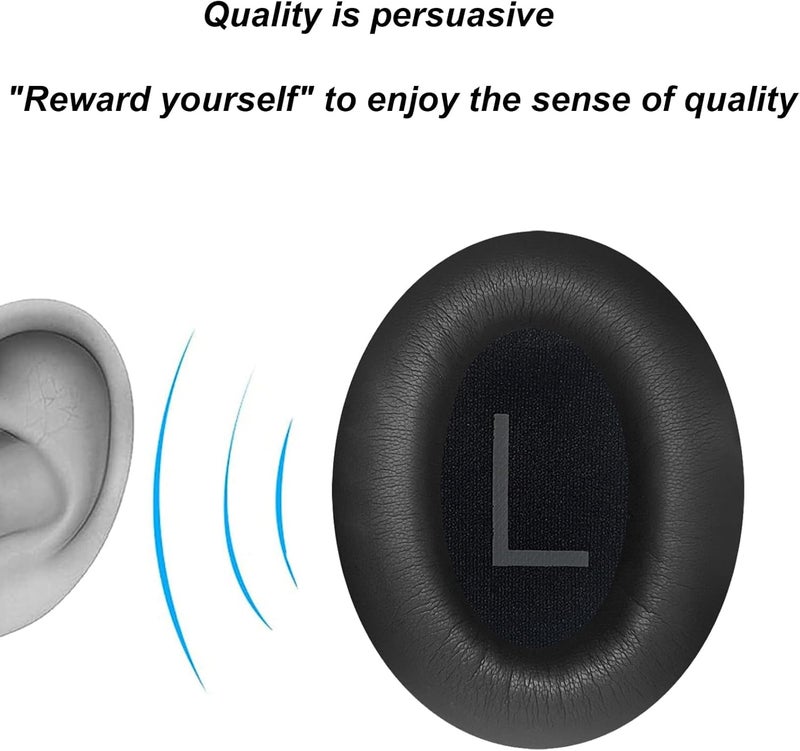 Applicable BOSE700 earphone cover, Bluetooth earmuffs, NC700 lambskin earmuffs, black. - Image 5
