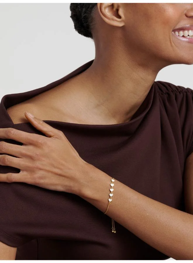 تيد بيكر Harriet Enamel Heart Adjustable Bracelet