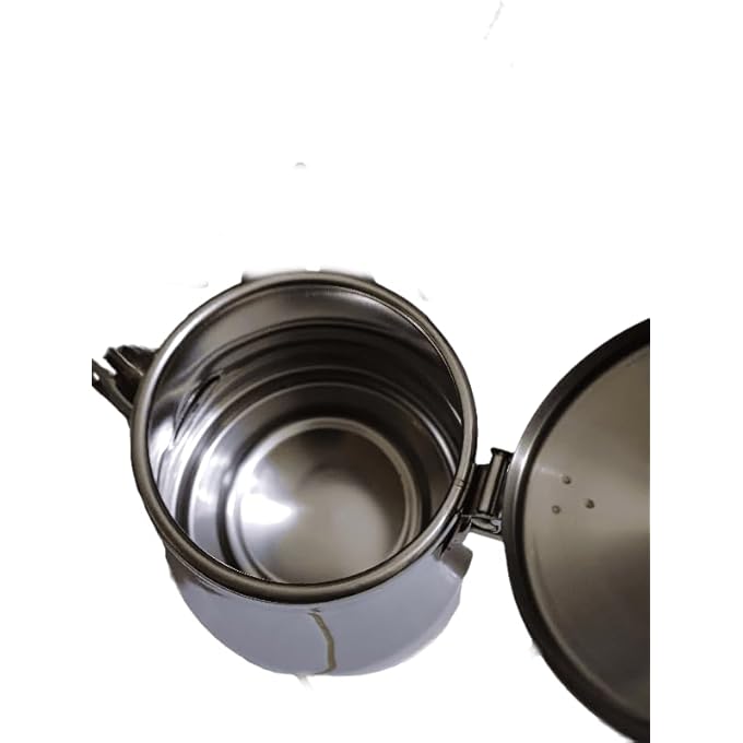 MISBAH Stainless Steel Tea Kettle Thickened Tea Kettle Coffee Pot Family Kitchen Tea Kettle With Channel Long Mouth 15L Cold Tea Pot Silver - Image 3