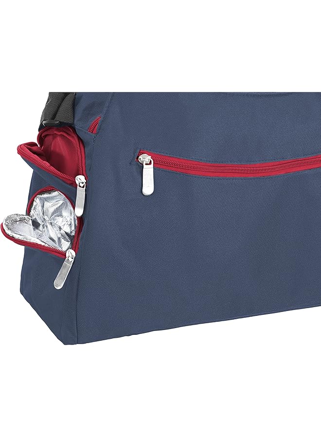 إيروريكس حقيبة تغيير حفاضات متعددة الجيوب باللون الأزرق، قطعة واحدة - Image 4