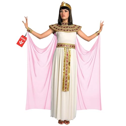 Morph Cleopatra Costume Women, Egyptian Costume Woman, Cleopatra Costumes, Cleo De Nile, Halloween Costumes for Women Adult, Medium - Image 1