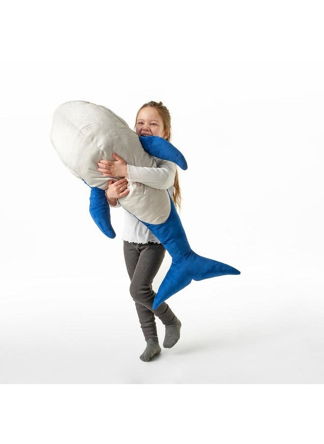 Generic - Soft toy, blue whale, 100 cm - Image 1