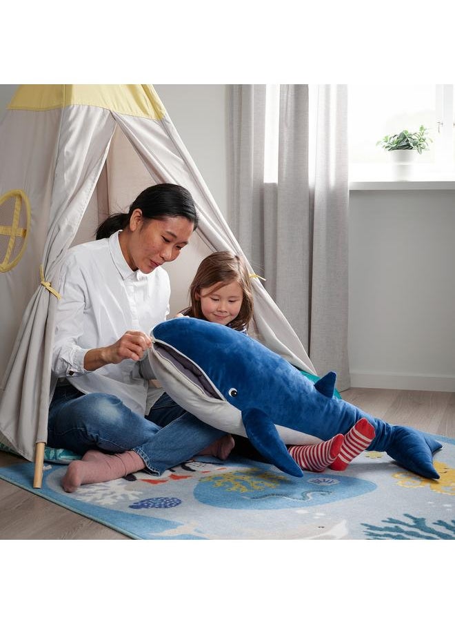 Generic - Soft toy, blue whale, 100 cm - Image 1