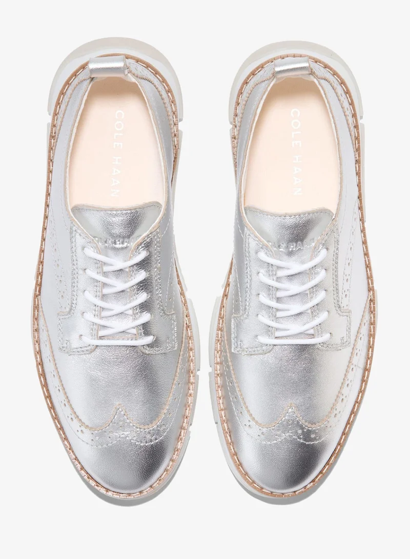 COLE HAAN SILVER Women's ZEROGRAND Rella Wingtip Oxfords for Women | Best Price UAE