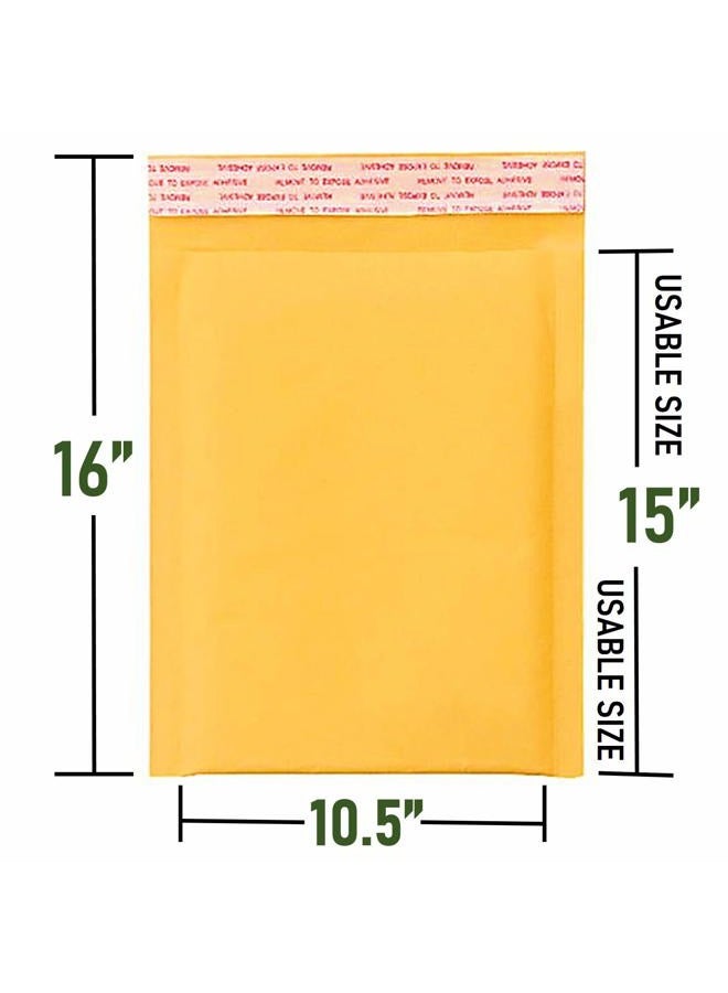 Sales4Less #5 10.5x16 Inches Kraft Bubble Mailers Shipping Padded Envelopes Pack of 25 - Image 3