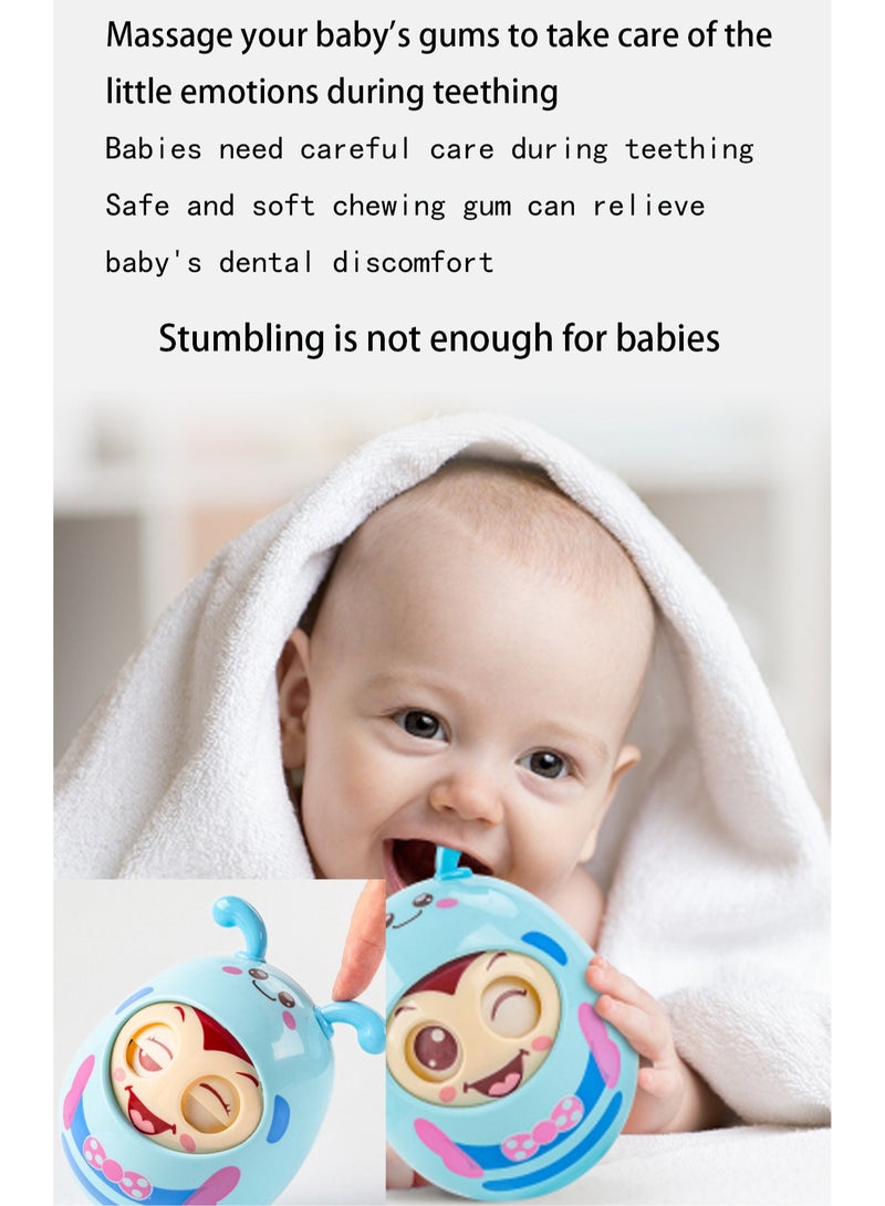 عضاضة نحلة صفراء وامضة لتهدئة الأطفال الصغار، لعبة تسنين للأطفال مصنوعة من السيليكون وخالية من مادة BPA، مناسبة للأطفال الصغار والأولاد والبنات - Image 3