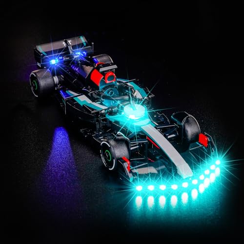Hilighting Upgraded Led Light Kit Compatible with Lego MercedesAMG F1 W15 Race Car Building Set Lights Decoration Compatible with Lego 77244 Model Not Included - Image 1