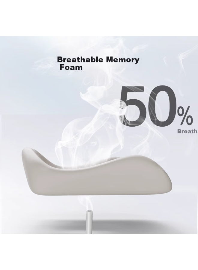 Mixiaoshu Chair Cushion, Office Seat Comfort Aid, Memory Foam, All-season Buttock Pad, Chair Seat Cushion Pad - Image 5