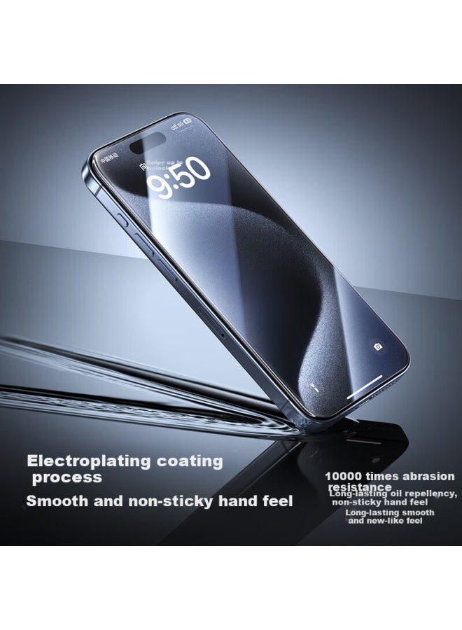 Smartdevil Apple 15pro Tempered Glass Screen Protector For Iphone 15pro, High Definition, Anti-explosion, Anti-fingerprint Protective Film, Easy To Apply, Dust-free, 1 Piece - Image 2