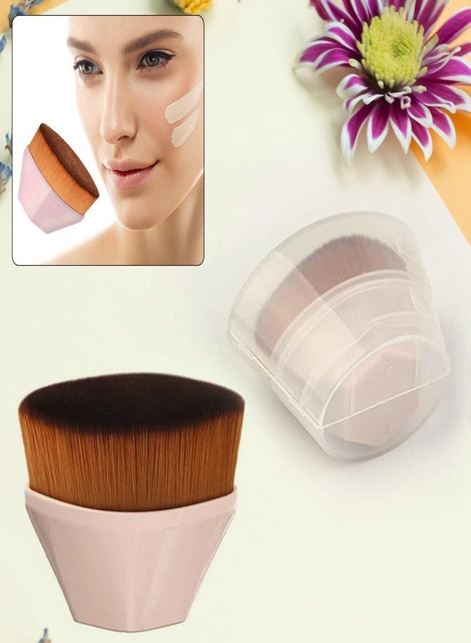 GARRADIN Foundation Makeup Brush – High-Density Face Brush with Portable Case for Flawless Makeup (1 Pc) - Image 2