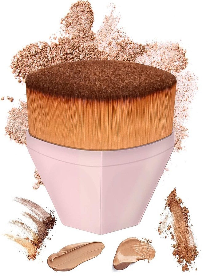 GARRADIN Foundation Makeup Brush – High-Density Face Brush with Portable Case for Flawless Makeup (1 Pc) - Image 1