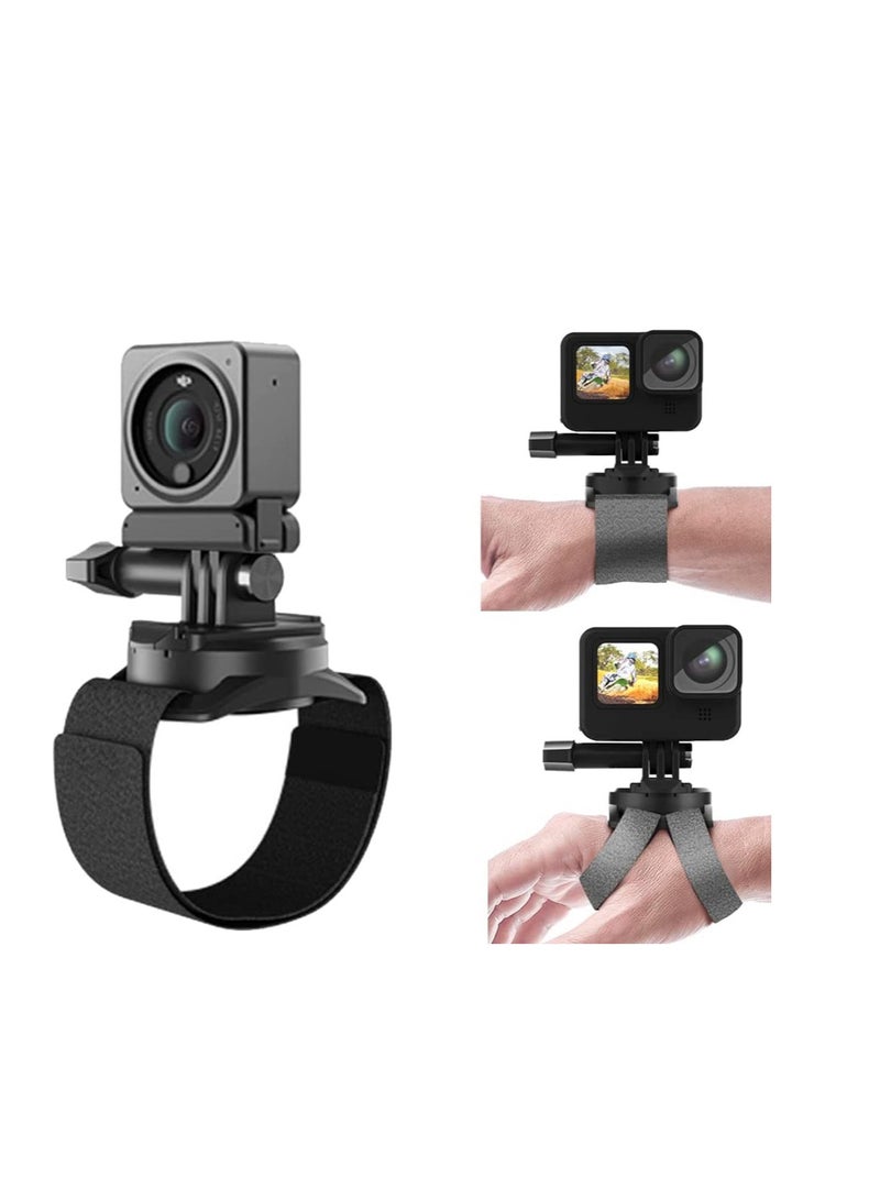 SYOSI Wrist Strap Mount for DJI Action 2 360° Rotatable Adjustable Arm Band Holder GoPro Max Hero10 Hero9 8 7 Camera Accessories, Outdoor Sports Accessories - Image 1