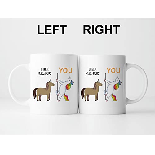 LXQM Other Neighbors You Unicorn Coffee Mug 11 oz Coffee Mugs Best Neighbor Gifts for Women Men Neighbor Retirement Birthday Gift Mother's day Gift Father's day Gifts - Image 5