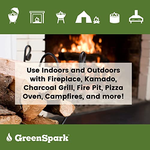 GreenSpark Natural All Weather Fire Starters 70 Pcs, Smoker, BBQ, Fireplace, Wooden and Pellet Stove, Fire Pit, Long Burn Firestarter, Waterproof, Pizza Oven, Grill, Charcoal Starter - Image 3