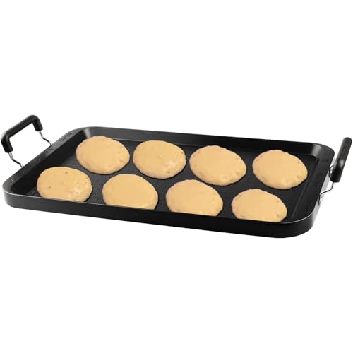 Vayepro Stove Top Griddle, 22 Inch 2 Burner Large Grill Pan for Stove Top, Non-Stick Aluminum with Handles, Indoor Outdoor Cooking/Camping - Image 1