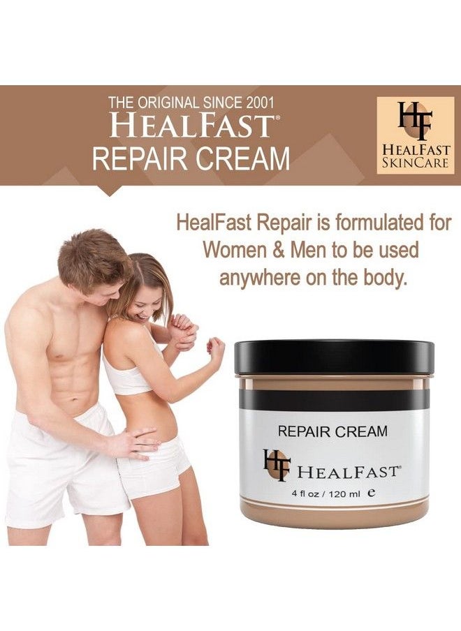 HealFast - The Original Healfast Skin Repair Cream Deep Moisturizing Cream For Dry Itchy & Sensitive Skin Rashes Dryness Stretch Marks Sunburn Bed Sores And Everything In Between Ovasome Technology 4 Oz - Image 1