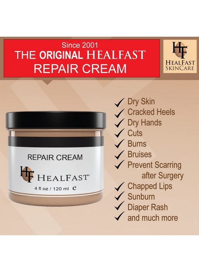HealFast - The Original Healfast Skin Repair Cream Deep Moisturizing Cream For Dry Itchy & Sensitive Skin Rashes Dryness Stretch Marks Sunburn Bed Sores And Everything In Between Ovasome Technology 4 Oz - Image 1