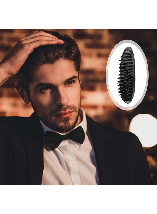 Rolybag 6Pcs shampoo pocket comb massage hair comb pocket palm brush comb portable hair comb beard comb creative scalp brush pocket combs for men and pets (6PA) - Image 5
