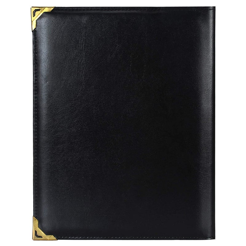 FUTURE X Set of 4 Menu Folder for Hotel and Restaurant, Check Presenter for Hotel and Restaurant, Business File Folder, Document Holder, Portfolio/Organizer/Planner Leather Folder with 6 Leaf's (Size: A4) - Image 5