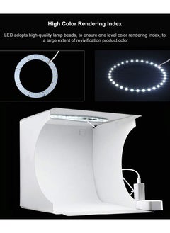 KASTWAVE Dimmable LED Light Photo Studio Box with White/Warm/Soft Lighting, Highlight Portable Studio Set Small Photo Props Equipment  for Small Items Like Jewelry  - Image 3