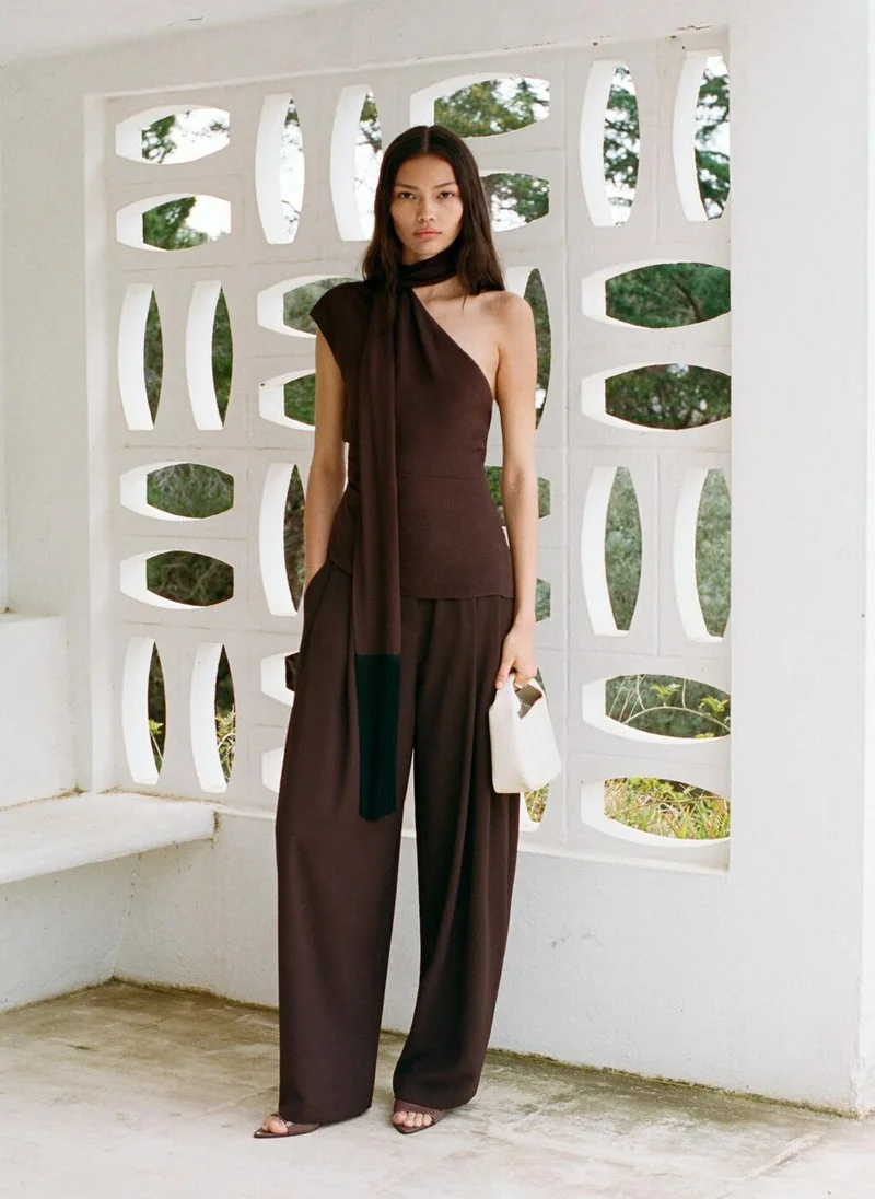 مانجو Pleat Detail Trousers