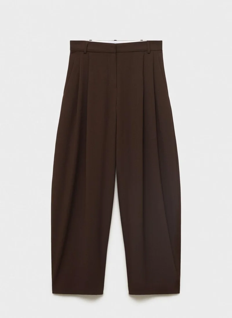 مانجو Pleat Detail Trousers