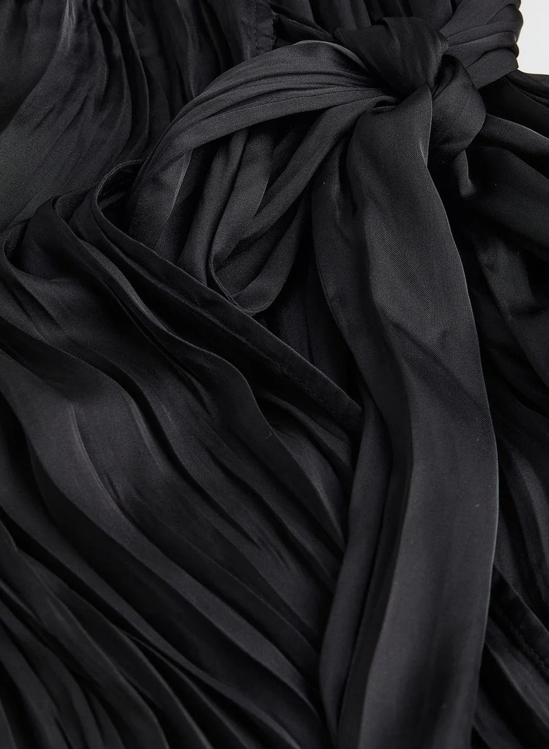 H&M Satin Long Sleeve Dress